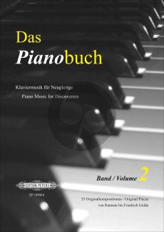 Album Das Pianobuch (Klaviermusik für Neugierige) Vol.2 (35 mittelschwere bis schwere Originalkompositionen von Rameau bis Friedrich Gulda) (Mittelschwer-Schwer)