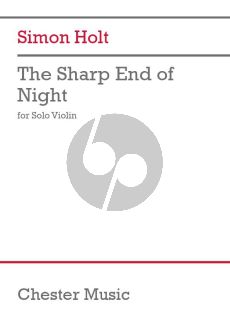 Holt The Sharp End of Night Violin solo (2005) (adv.)