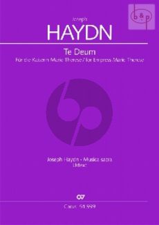 Te Deum fur Kaiserin Marie Therese Hob.XXIIIc:2 (SATB-Orch.) (Vocal Score)