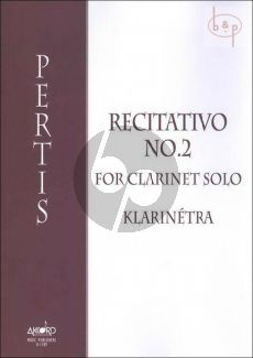 Recitativo No.2 for Clarinet Solo