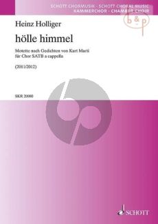 Holle Himmel SATB (Motette nach Gedichten von Kurt Marti)