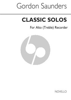 Saunders Classical Solos for Treble Recorder