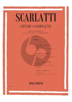 Scarlatti Complete Work Vol. 3 No.101 - 150 for Harpsichord [Piano] (Edited by Alessandro Longo)