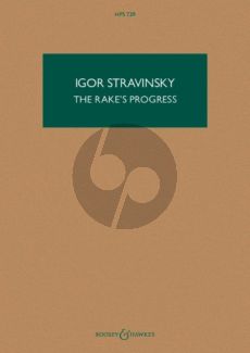 Strawinsky The Rake's Progress Soloists-Choir and Orchestra (Study Score)