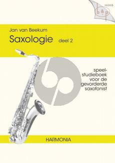 Saxologie Vol.2 - Speel- Studieboek gevorderde Saxofonist