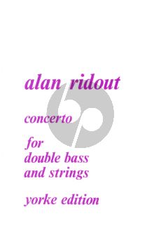 Ridout Concerto (1974) Double Bass-Strings (piano red.)