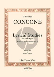 Concone Lyrical Studies for Trumpet (John Sawyer)