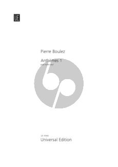 Boulez Anthemes 1 (1992) Violin solo