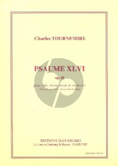 Tournemire Psaume Xlvi Op.45 Choeur-Piano