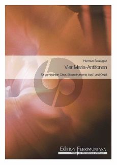 Strategier 4 Maria Antiphonen SATB Choral Score