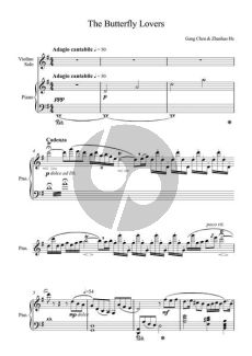 Chen He Butterfly Lovers Concerto (arr. Violin and Piano)