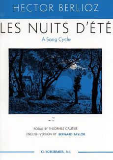 Berlioz Les nuits d'été Op.7 Low Voice with Piano