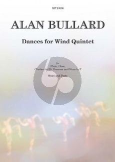 Bullard Dances for Wind Quintet (Score/Parts)