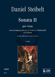 Steibelt Sonata II Harp with Violin and Violoncello ad libitum (Score/Parts) (edited by Anna Pasetti)