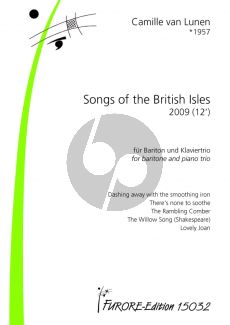 Lunn Songs of the British Isles Baritone Voice with Piano Trio (Score/Parts)