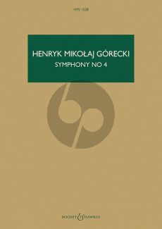 Gorecki Symphony No.4 Op.85 (Tansman Episodes) Orchestra Study Score