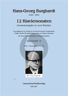 Burghardt 12 Klaviersonaten Vol.1 No.1-6 (Thomas Emmerich)