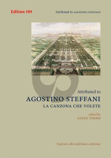 Steffani La canzona che volete Soprano-Alto and Bc (Score/Parts) (edited by Colin Timms)