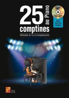 Duval 25 Comptines au piano (Bk-Cd)