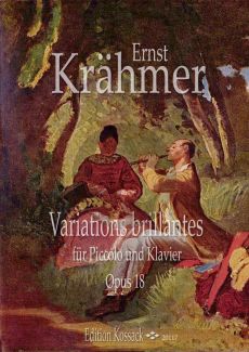 Krahmer Variations Brillantes Op.18 Piccolo und Klavier (transcr. Francesco Viola)