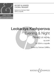 Kashperova Evening & Night Op. posth. SSAA (edited by Graham Griffiths)