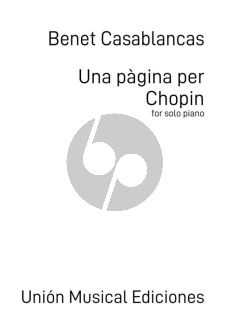 Casablancas Una Pagina per Chopin Piano solo
