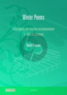 Roosen Winter Poems voor een Melodie Instrument en Piano