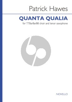 Hawes Quanta Qualia TTBarBarBB and Tenor Saxophone