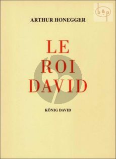 Honegger Le Roi David H 37 Vocal Score (fr./germ.)