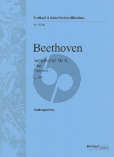 Bethoven Symphonie No.6 Op.68 F-dur (Pastorale) Study Score (Hauschild)