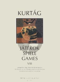 Kurtag Games (Jatekok) Vol.8 Piano 4 Hands and 2 Pianos