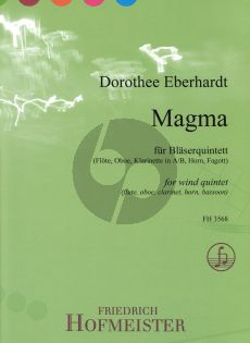 Eberhardt Magma fur Blaserquintett Partitur und Stimmen