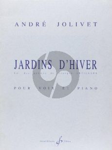 Jolivet Jardins d'Hiver Voix-Piano