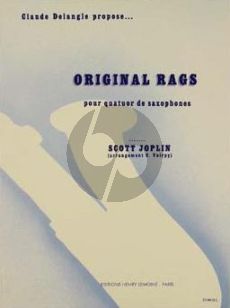 Joplin Original Rags 4 Sax. (SATB) (Score/Parts) (Voirpy)