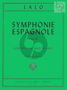 Symphonie Espagnole Op.21 Violin and Piano