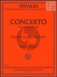 Concerto g-minor RV 531 (F.III n.2) 2 Cellos and Piano