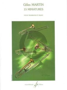 Martin 15 Minatures Trombone et Piano (Facile Gr.1 - 2)