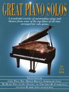 Album Great Piano Solos Film Book (A Bumper Collection of Film Themes) (Intermediate Level)