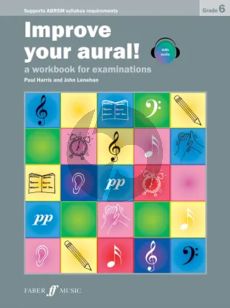 Harris Lenehan Improve your Aural! Grade 6 - A Workbook for Examinations Book with Audio Online