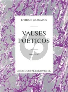 Granados Valses Poeticos Piano solo