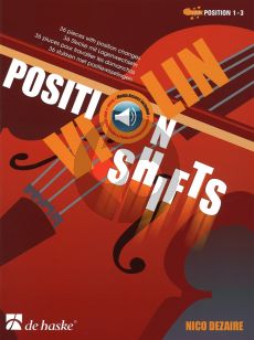 Position Shifts for Violin (Bk- Audio Online) (36 Pieces with Position Changes) (Position 1 - 3)