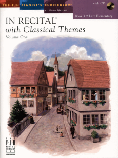 Marlais In Recital with Classical Themes Vol.1 Book 3 Late Elementary Piano (Book with Cd)