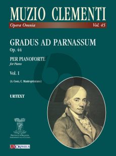 Clementi Gradus ad Parnassum Op.44 Vol.1 (edited by J.Coen and C.Mastroprimiano) (Urtext)