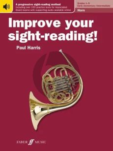 Harris Improve your Sight Reading Grade 1 - 5 for Horn (Book with Audio online)