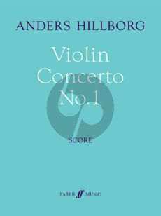 Hillborg Concerto No.1 Violin-Orchestra Score