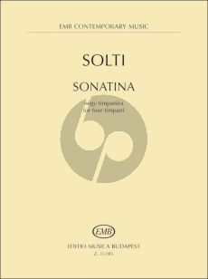 Solti Sonatina for 4 Timpani (Score)