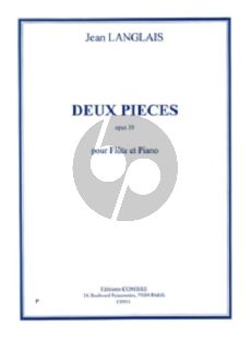 Langlais 2 Pieces Op.39 Flute et Piano
