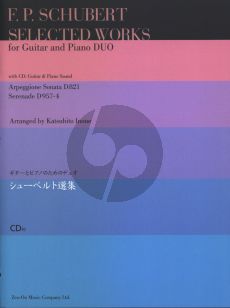 Schubert Collected Works for Guitar and Piano Book with Cd (arranged by Katsuhito Inoue) Nabestellen