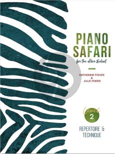 Knerr Fisher Piano Safari Repertoire & Technique for the Older Student Vol.2 for Piano Book with Online Audio