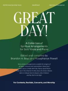 Great Day - A Collection of Solo Spiritual Arrangements for Solo High Voice and Piano (arr. Brandon A. Boyd, Rosephanye Powell)